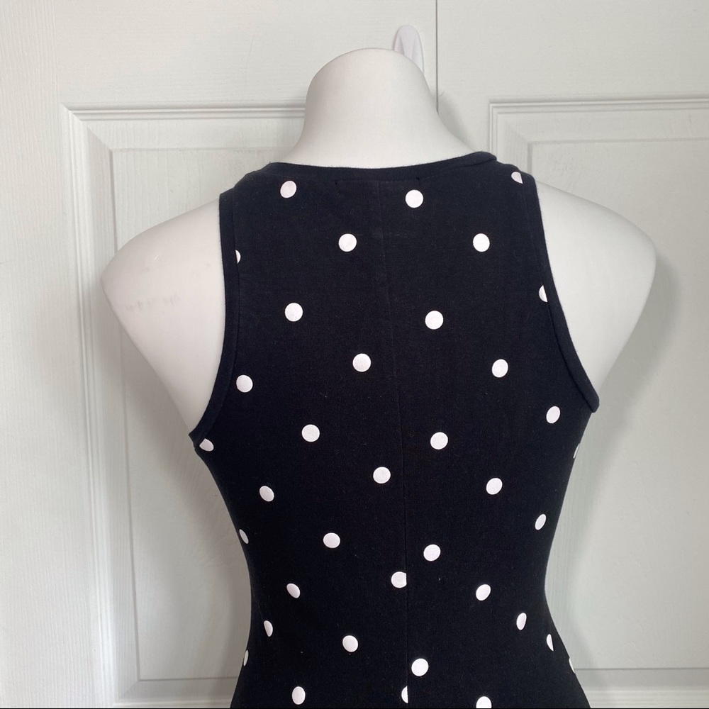 Derek Heart Polka-Dot Fitted Dress - Picture 5 of 8